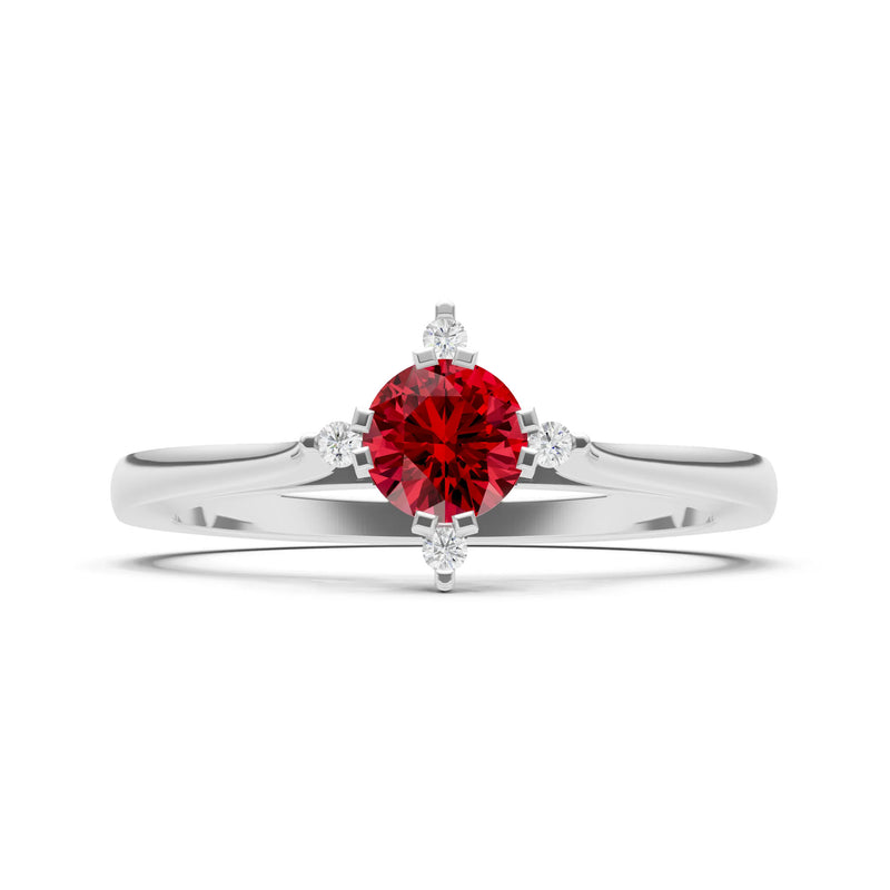 Classic Four-Prong Solitaire Ring
