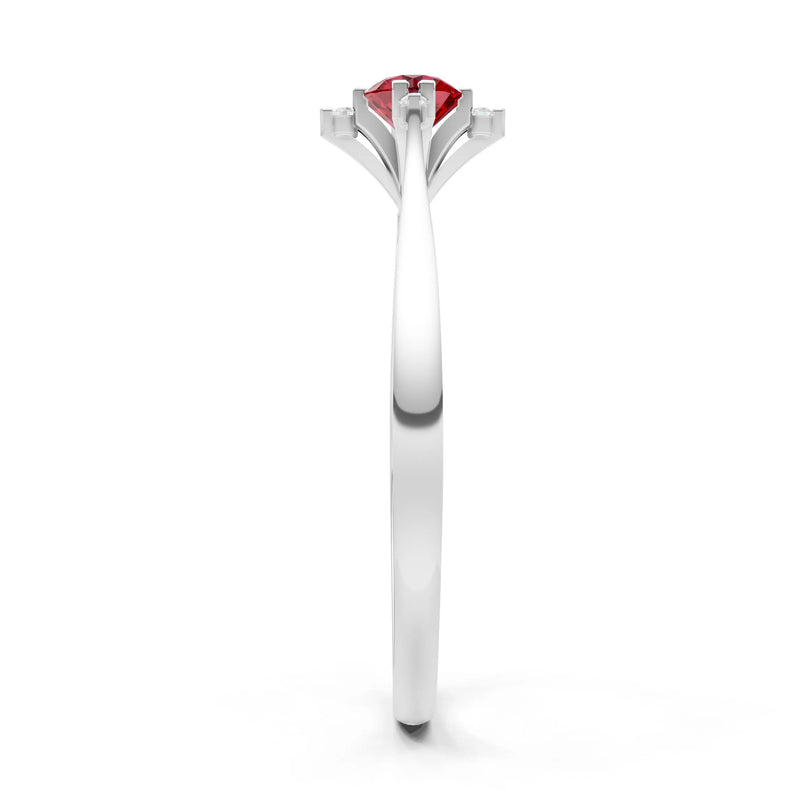 Classic Four-Prong Solitaire Ring