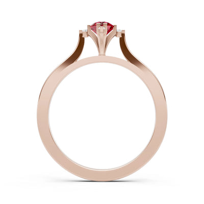 Classic Four-Prong Solitaire Ring