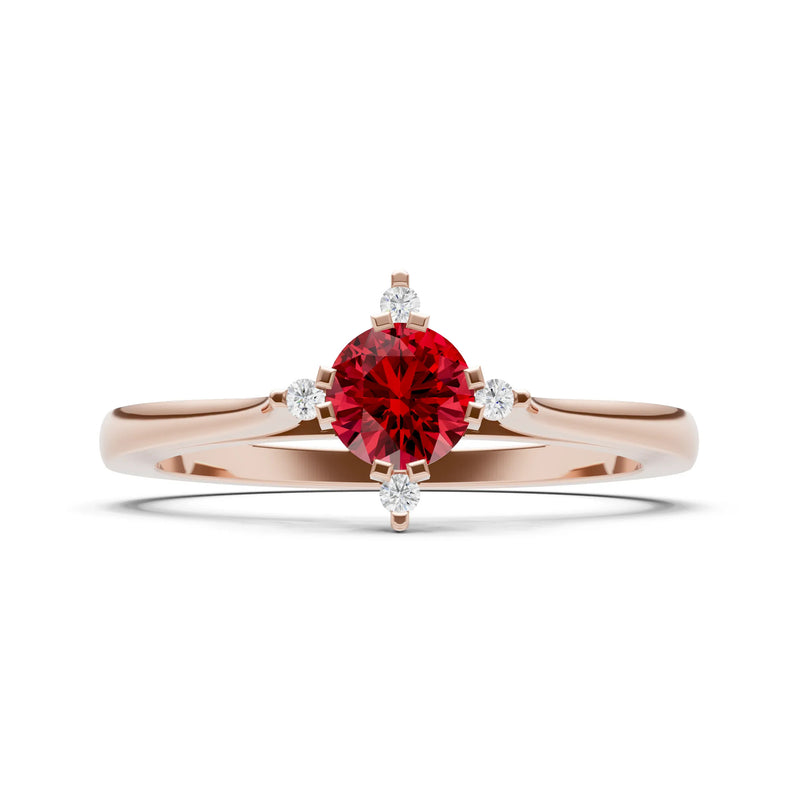 Classic Four-Prong Solitaire Ring