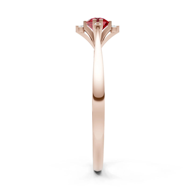 Classic Four-Prong Solitaire Ring