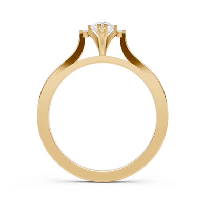 Classic Four-Prong Solitaire Ring