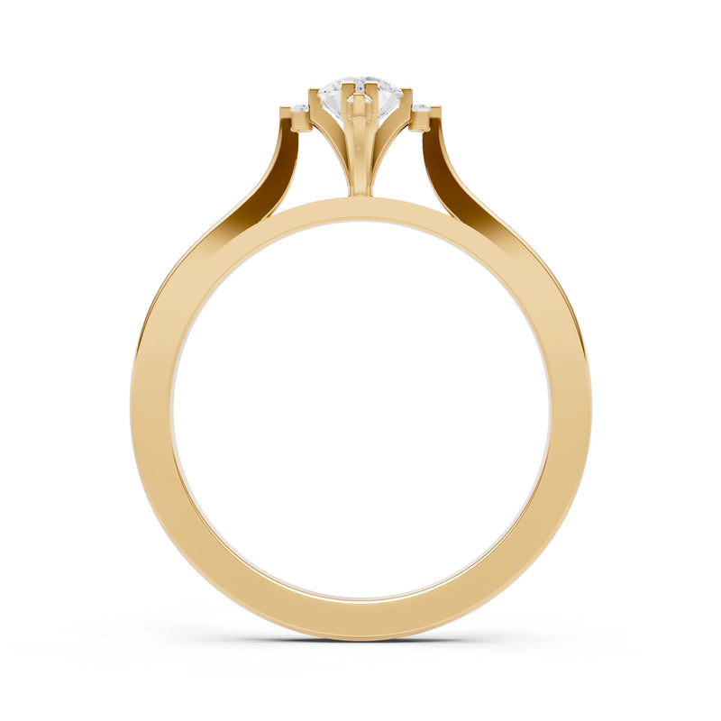 Classic Four-Prong Solitaire Ring