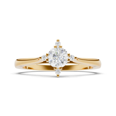 Classic Four-Prong Solitaire Ring