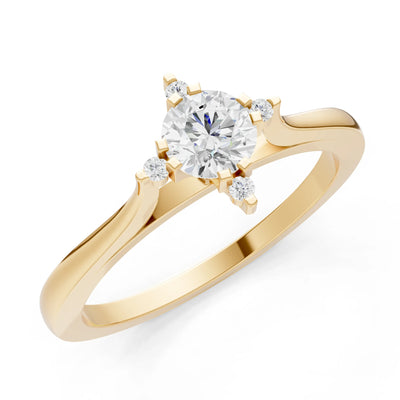 Classic Four-Prong Solitaire Ring