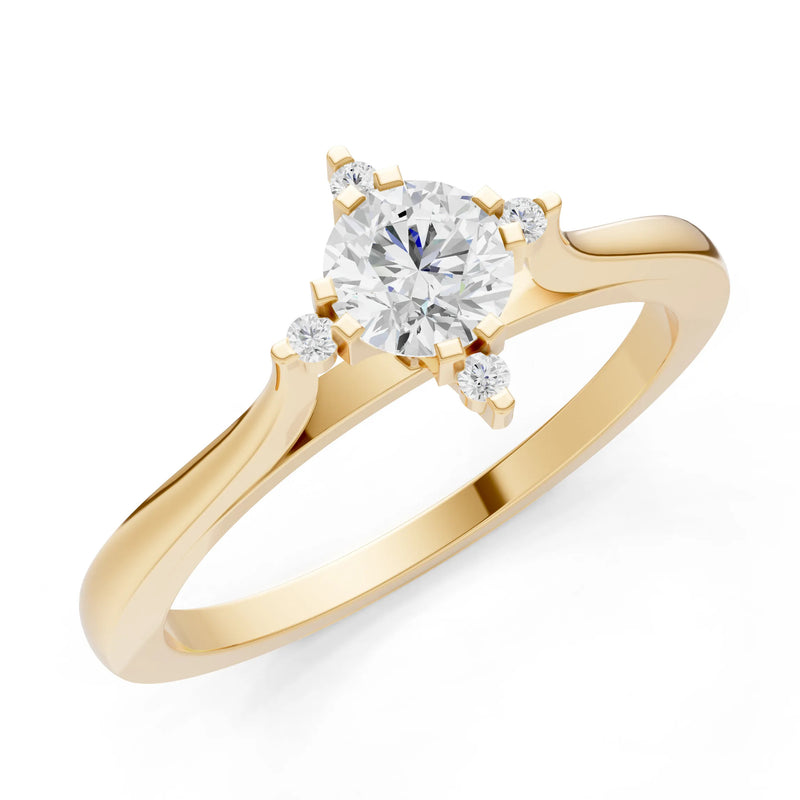 Classic Four-Prong Solitaire Ring