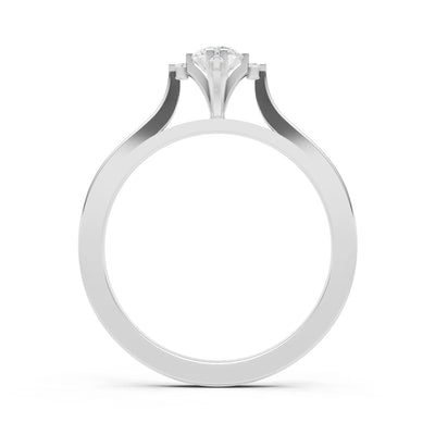 Classic Four-Prong Solitaire Ring