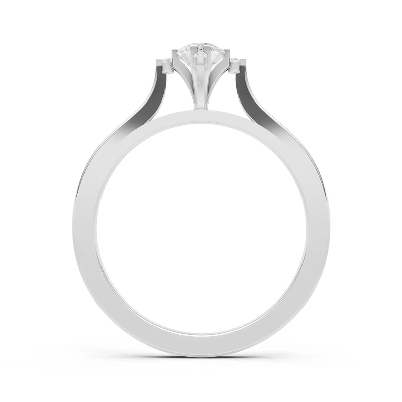 Classic Four-Prong Solitaire Ring
