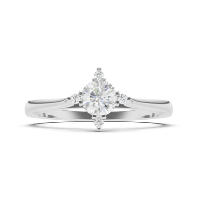 Classic Four-Prong Solitaire Ring