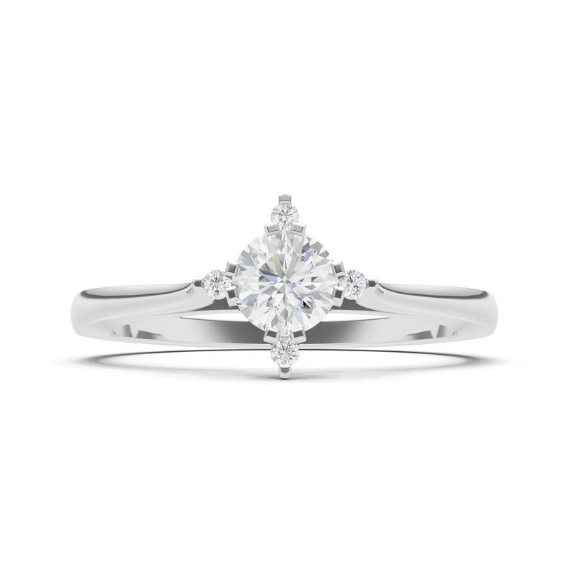 Classic Four-Prong Solitaire Ring