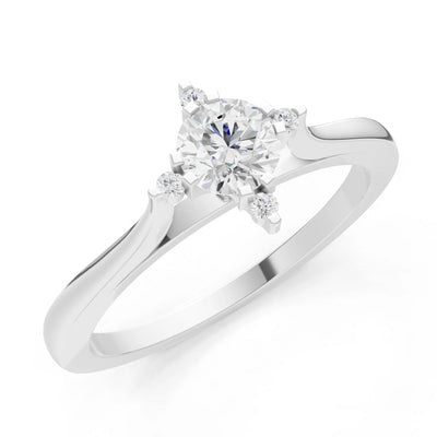 Classic Four-Prong Solitaire Ring