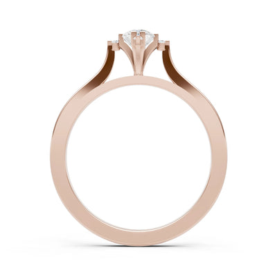 Classic Four-Prong Solitaire Ring