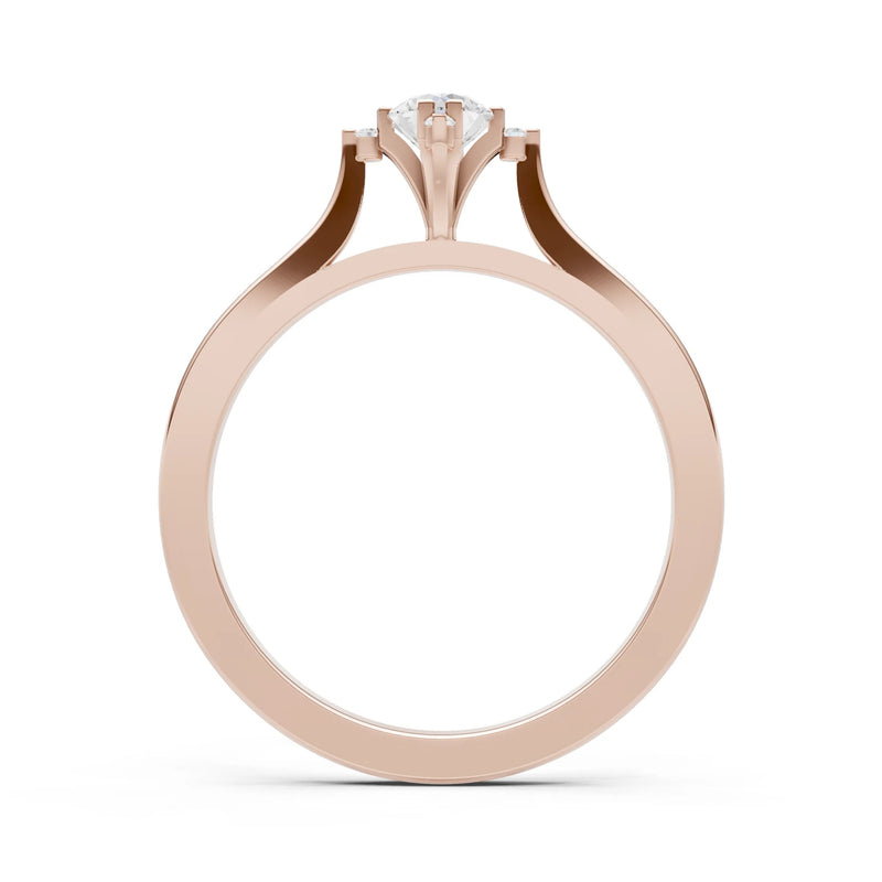 Classic Four-Prong Solitaire Ring