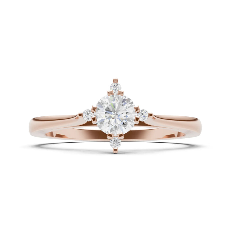 Classic Four-Prong Solitaire Ring