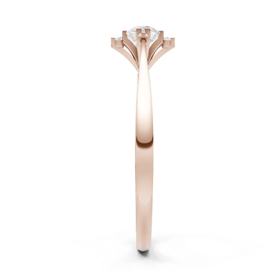 Classic Four-Prong Solitaire Ring