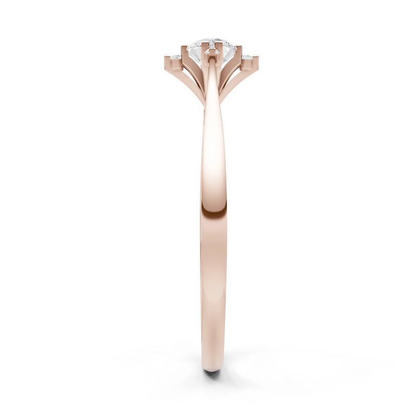 Classic Four-Prong Solitaire Ring