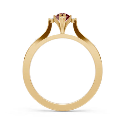 Classic Four-Prong Solitaire Ring