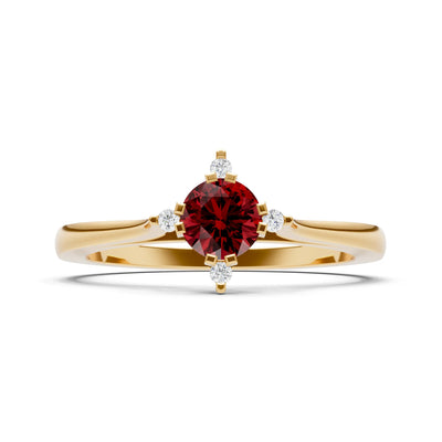 Classic Four-Prong Solitaire Ring