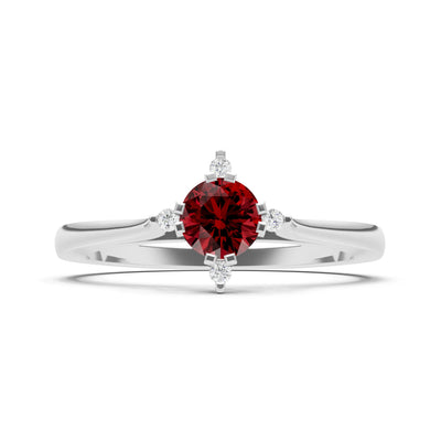 Classic Four-Prong Solitaire Ring