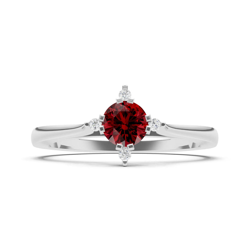 Classic Four-Prong Solitaire Ring