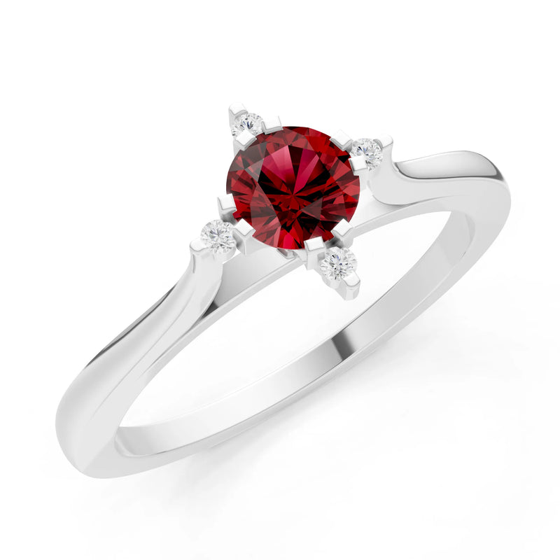 Classic Four-Prong Solitaire Ring