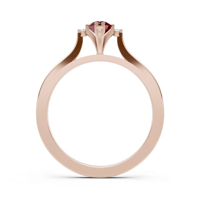 Classic Four-Prong Solitaire Ring