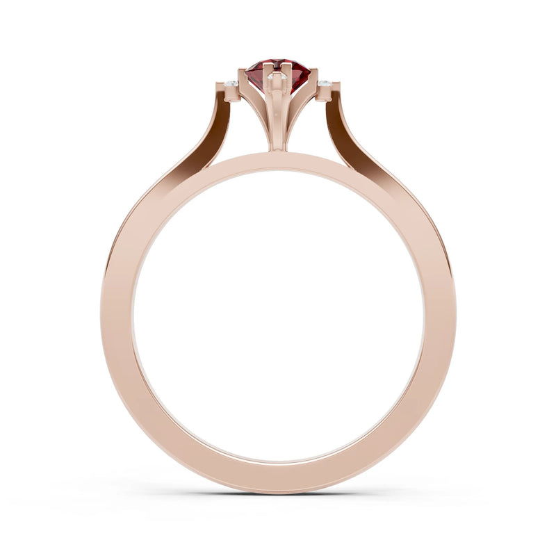Classic Four-Prong Solitaire Ring