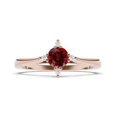 Classic Four-Prong Solitaire Ring