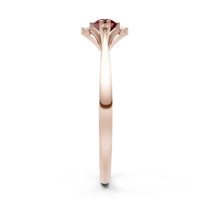 Classic Four-Prong Solitaire Ring