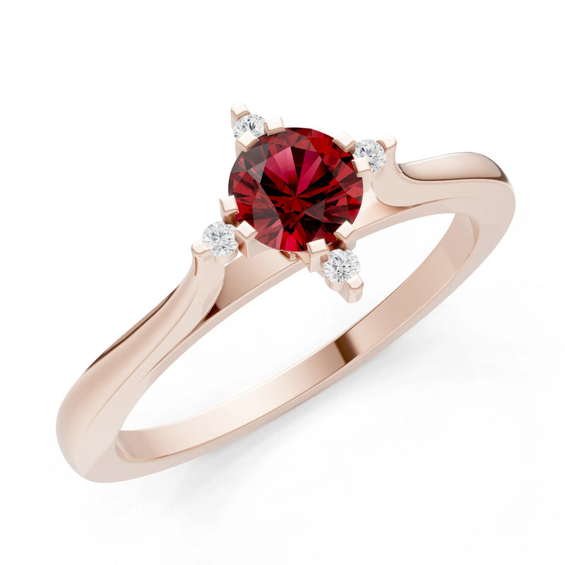 Classic Four-Prong Solitaire Ring