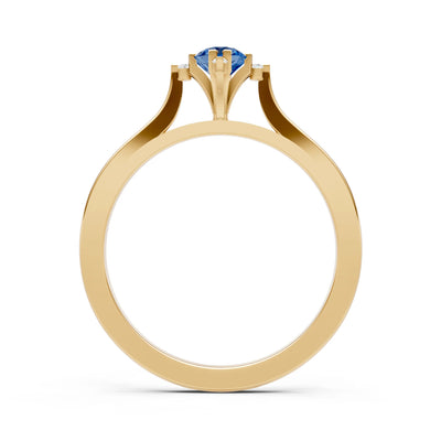 Classic Four-Prong Solitaire Ring