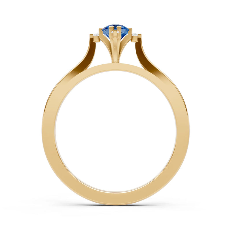Classic Four-Prong Solitaire Ring