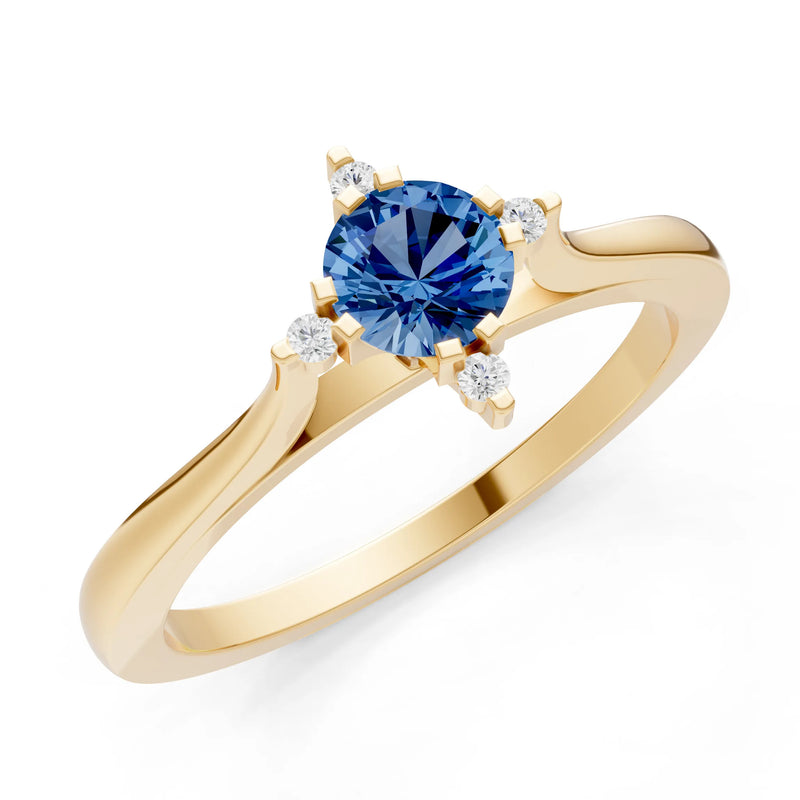 Classic Four-Prong Solitaire Ring