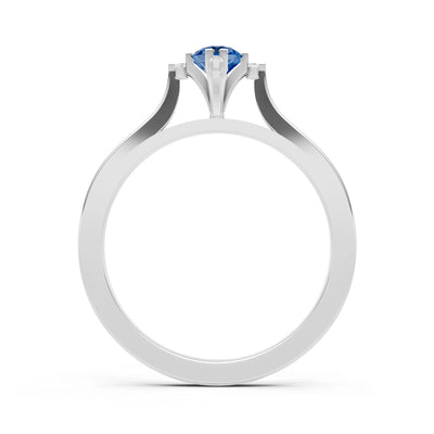 Classic Four-Prong Solitaire Ring