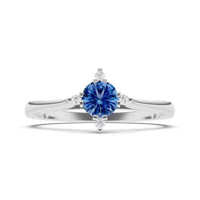 Classic Four-Prong Solitaire Ring