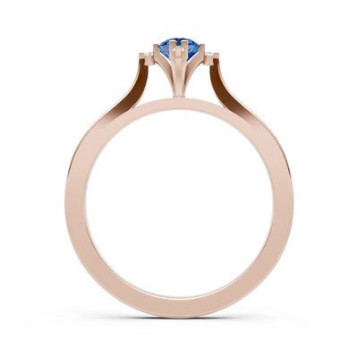 Classic Four-Prong Solitaire Ring
