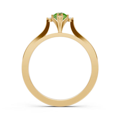 Classic Four-Prong Solitaire Ring