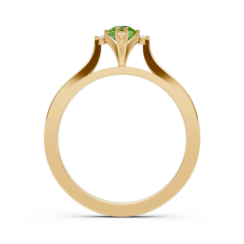 Classic Four-Prong Solitaire Ring