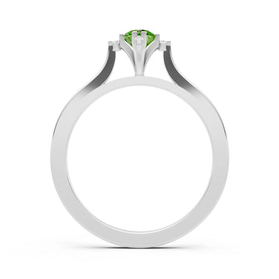 Classic Four-Prong Solitaire Ring