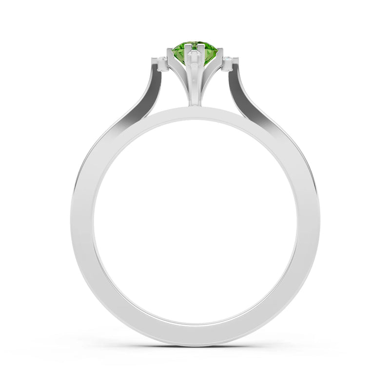 Classic Four-Prong Solitaire Ring