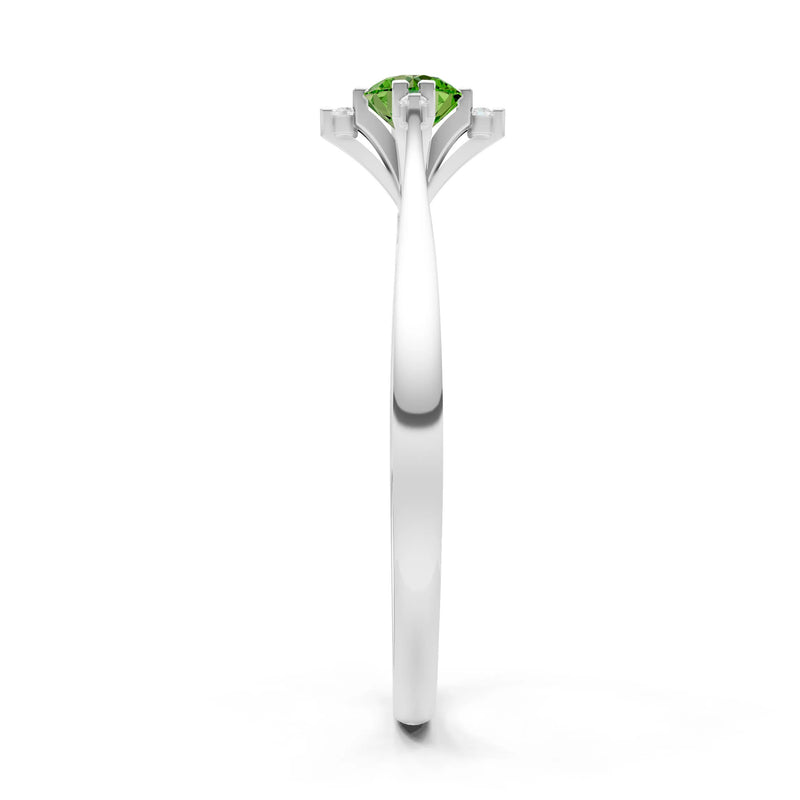 Classic Four-Prong Solitaire Ring