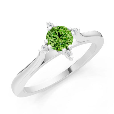 Classic Four-Prong Solitaire Ring