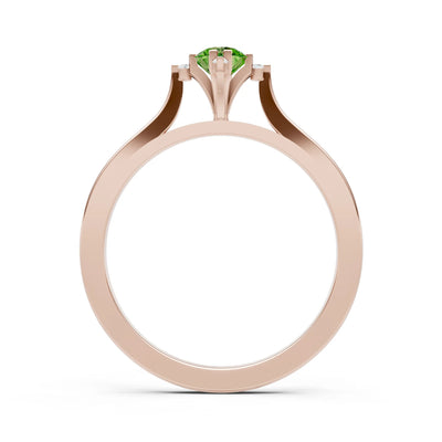 Classic Four-Prong Solitaire Ring