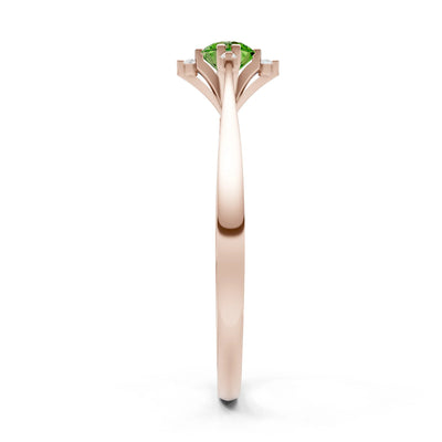Classic Four-Prong Solitaire Ring