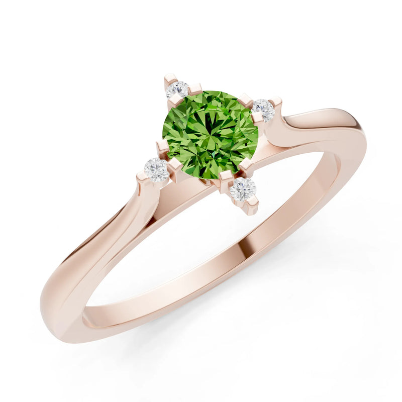 Classic Four-Prong Solitaire Ring