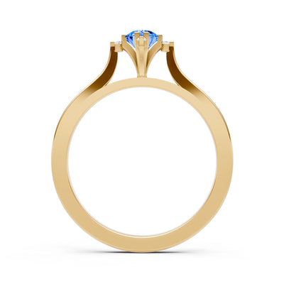 Classic Four-Prong Solitaire Ring
