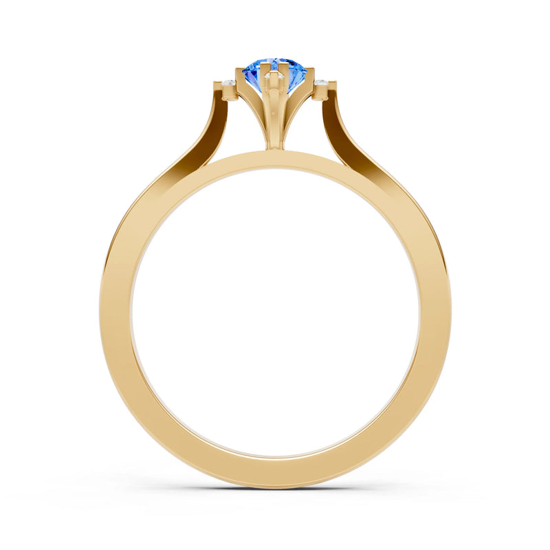Classic Four-Prong Solitaire Ring