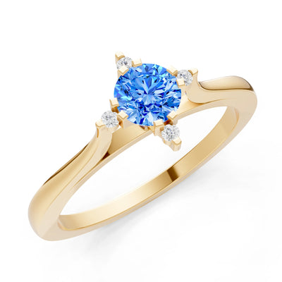 Classic Four-Prong Solitaire Ring