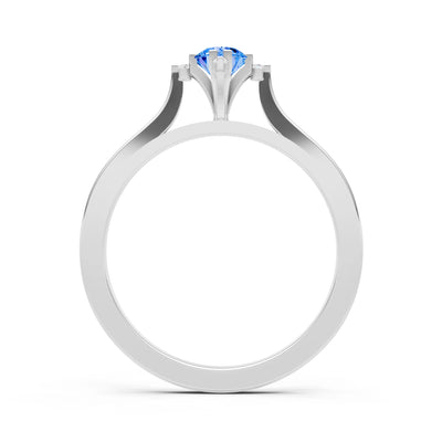 Classic Four-Prong Solitaire Ring