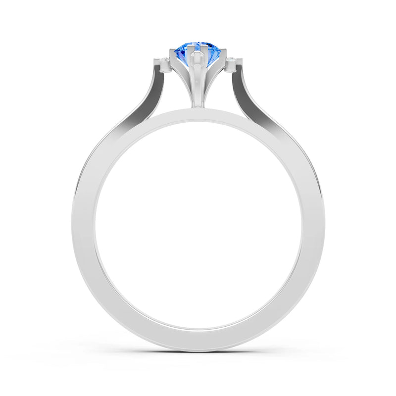 Classic Four-Prong Solitaire Ring